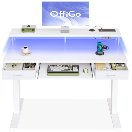 Height adjustable desk - adjustable, 120cm