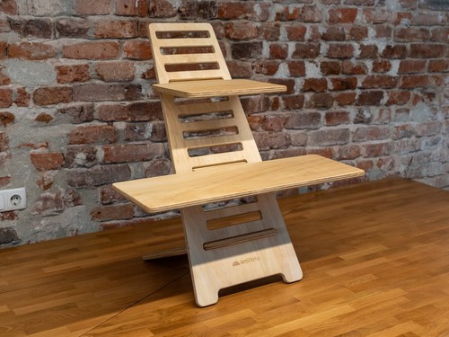Arcworks standing desk - standing, laptop